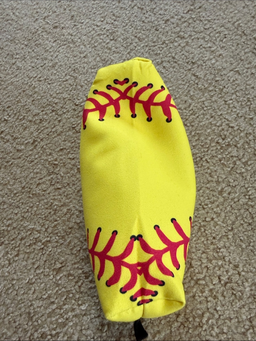 Softball Print Zipper Pouch - Picture 3 of 6